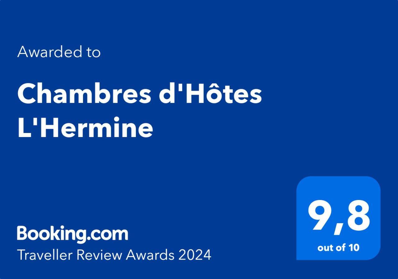 Chambres D'Hotes L'Hermine Vineuil Vineuil  Kültér fotó
